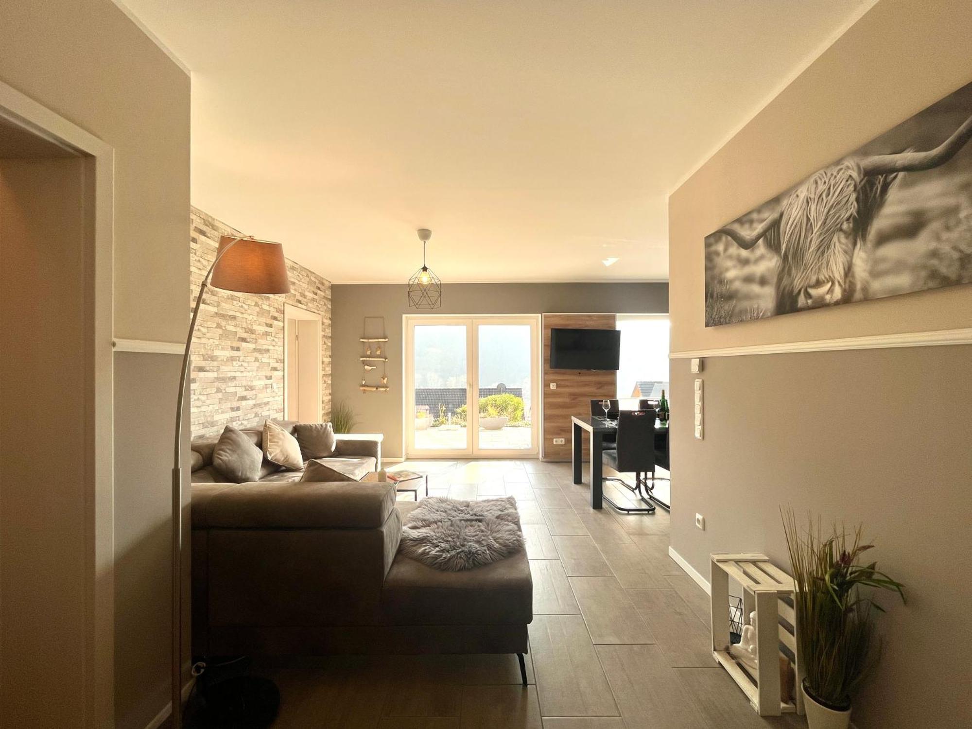 Ferienwohnung Sonnenterrasse, 1-4 Personen, 2 Schlafzimmer, Grosse Terrasse Müden エクステリア 写真